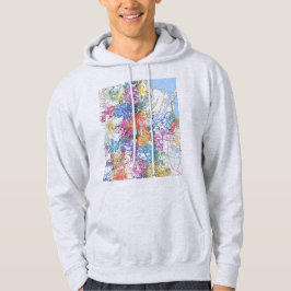 Stadsplattegrond van Brisbane Australië Hoodie