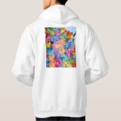 Stadsplattegrond van Brisbane Australië Hoodie (Achterkant)