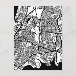 Stadsplattegrond van Bronx USA Briefkaart