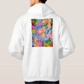Stadsplattegrond van Cali Colombia Hoodie (Achterkant)