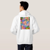 Stadsplattegrond van Cali Colombia Hoodie (Achterkant volledig)