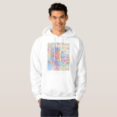 Stadsplattegrond van Changzhou China Hoodie (Voorkant volledig)