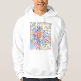 Stadsplattegrond van Changzhou China Hoodie