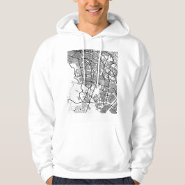 Stadsplattegrond van Ciudad Juárez Mexico Hoodie