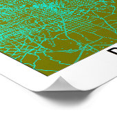 Stadsplattegrond van Dallas Poster (Hoek)
