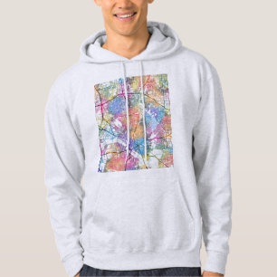 Stadsplattegrond van Dallas USA Hoodie