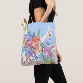 Stadsplattegrond van Dammam, Saoedi-Arabië Tote Bag (Dichtbij)
