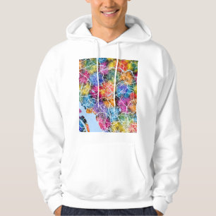 Stadsplattegrond van Dongguan China Hoodie