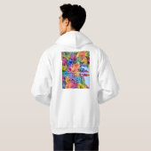 Stadsplattegrond van Dublin Ierland Hoodie (Achterkant volledig)