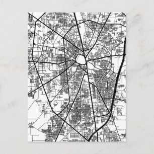 Stadsplattegrond van Gujranwala, Pakistan Briefkaart