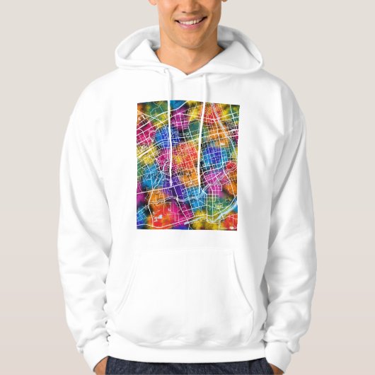 Stadsplattegrond van Hohhot China Hoodie (Voorkant)