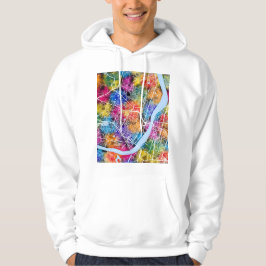 Stadsplattegrond van Howrah West-Bengalen Hoodie