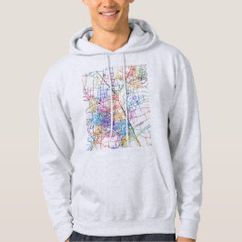Stadsplattegrond van Huai'an China Hoodie