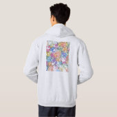 Stadsplattegrond van Indore Madhya Pradesh Hoodie (Achterkant volledig)