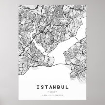 Stadsplattegrond van Istanbul