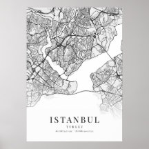 Stadsplattegrond van Istanbul