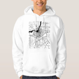 Stadsplattegrond van Lu'An China Hoodie