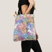 Stadsplattegrond van Ludhiana India Tote Bag (Dichtbij)