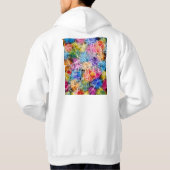Stadsplattegrond van Madrid Spanje Hoodie (Achterkant)