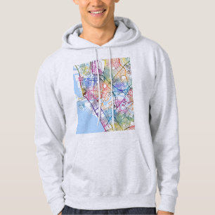 Stadsplattegrond van Manilla Filipijnen Hoodie