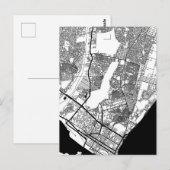 Stadsplattegrond van Maputo Mozambique Briefkaart (Voorkant / Achterkant)