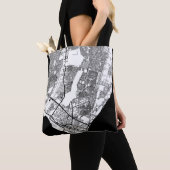 Stadsplattegrond van Maputo Mozambique Tote Bag (Dichtbij)