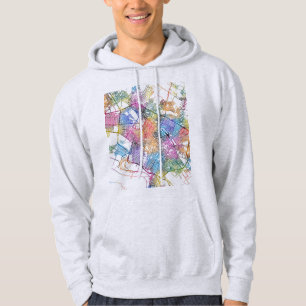 Stadsplattegrond van Mashhad Iran Hoodie