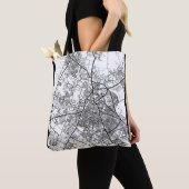 Stadsplattegrond van Meerut Uttar Pradesh Tote Bag (Dichtbij)