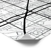 Stadsplattegrond van Minneapolis + Markeer uw loca Poster (Hoek)