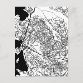 Stadsplattegrond van Mwanza Tanzania Briefkaart