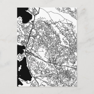 Stadsplattegrond van Mwanza Tanzania Briefkaart