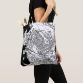 Stadsplattegrond van Mwanza Tanzania Tote Bag (Dichtbij)