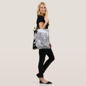 Stadsplattegrond van Mwanza Tanzania Tote Bag (Op model)