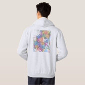 Stadsplattegrond van Omsk Rusland Hoodie (Achterkant volledig)