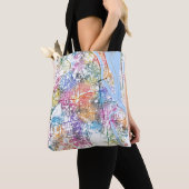 Stadsplattegrond van Phnom Penh Cambodja Tote Bag (Dichtbij)