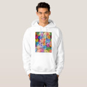 Stadsplattegrond van Quito Ecuador Hoodie (Voorkant volledig)