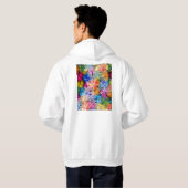 Stadsplattegrond van Quito Ecuador Hoodie (Achterkant volledig)