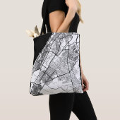 Stadsplattegrond van Rabat Marokko Tote Bag (Dichtbij)