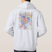 Stadsplattegrond van Ranchi Jharkhand Hoodie (Achterkant)