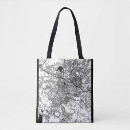 Stadsplattegrond van Ranchi Jharkhand Tote Bag
