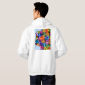 Stadsplattegrond van Ras Beirut Libanon Hoodie (Achterkant volledig)