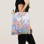 Stadsplattegrond van San Diego VS Tote Bag (Dichtbij)