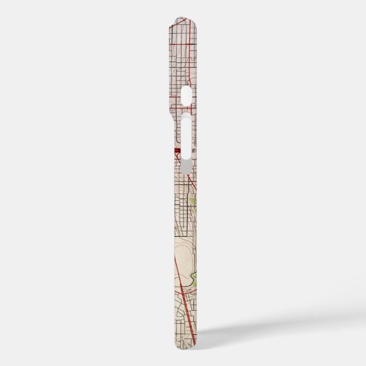 Stadsplattegrond van Seattle Case-Mate iPhone Case (Achterkant / Links)