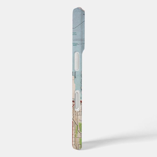 Stadsplattegrond van Seattle Case-Mate iPhone Case (Achterkant / Rechts)