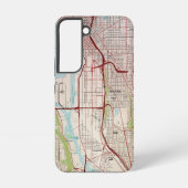 Stadsplattegrond van Seattle Samsung Galaxy Hoesje (Achterkant)
