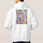 Stadsplattegrond van Surat Gujarat Hoodie (Achterkant)