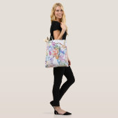 Stadsplattegrond van Suwon-si Zuid-Korea Tote Bag (Op model)
