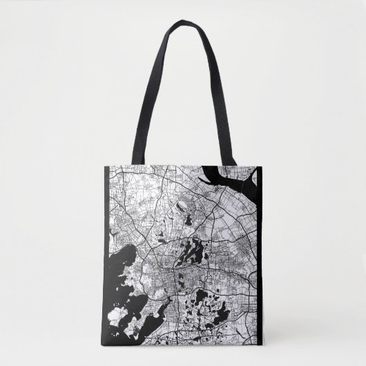 Stadsplattegrond van Suzhou China Tote Bag (Voorkant)