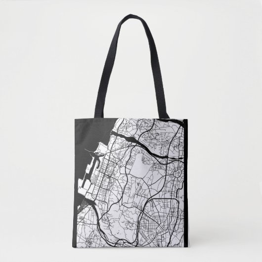 Stadsplattegrond van Taichung Taiwan Tote Bag (Voorkant)