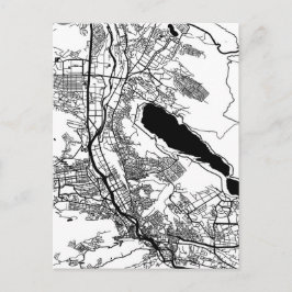 Stadsplattegrond van Tbilisi Georgië Briefkaart